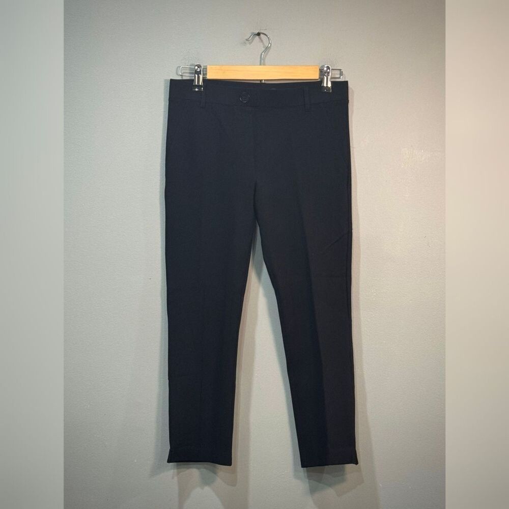 Black Betabrand Cropped Stretch Yoga Work Pants Size S EUC